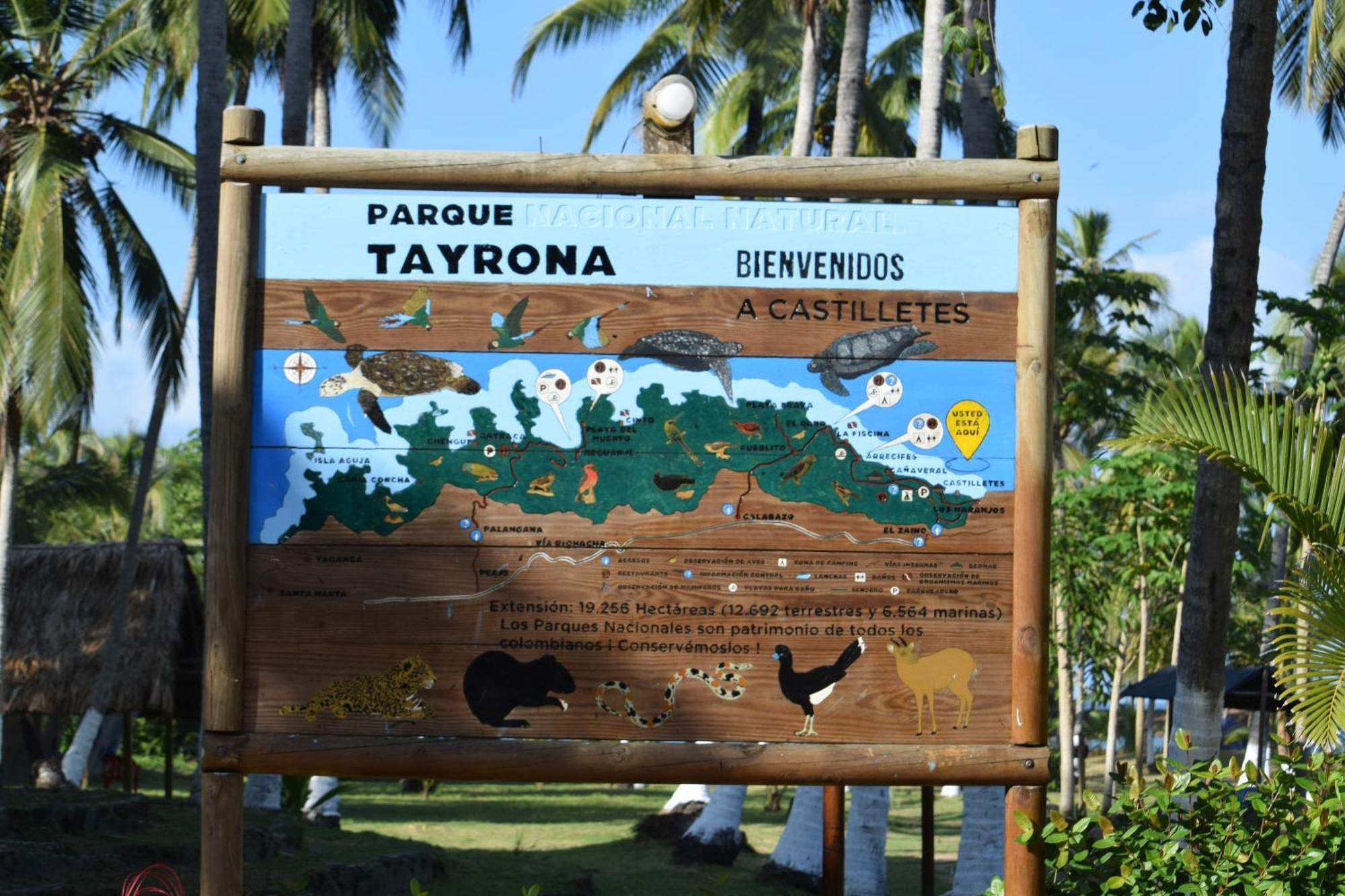 Casa De Campo Castillete Dentro Del Parque Tayrona 埃尔扎伊诺 外观 照片