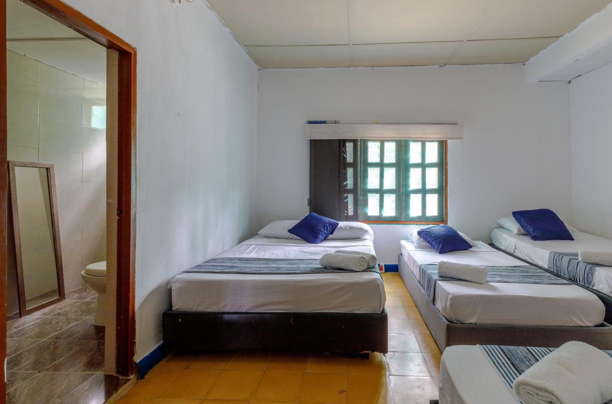 Casa De Campo Castillete Dentro Del Parque Tayrona 埃尔扎伊诺 客房 照片